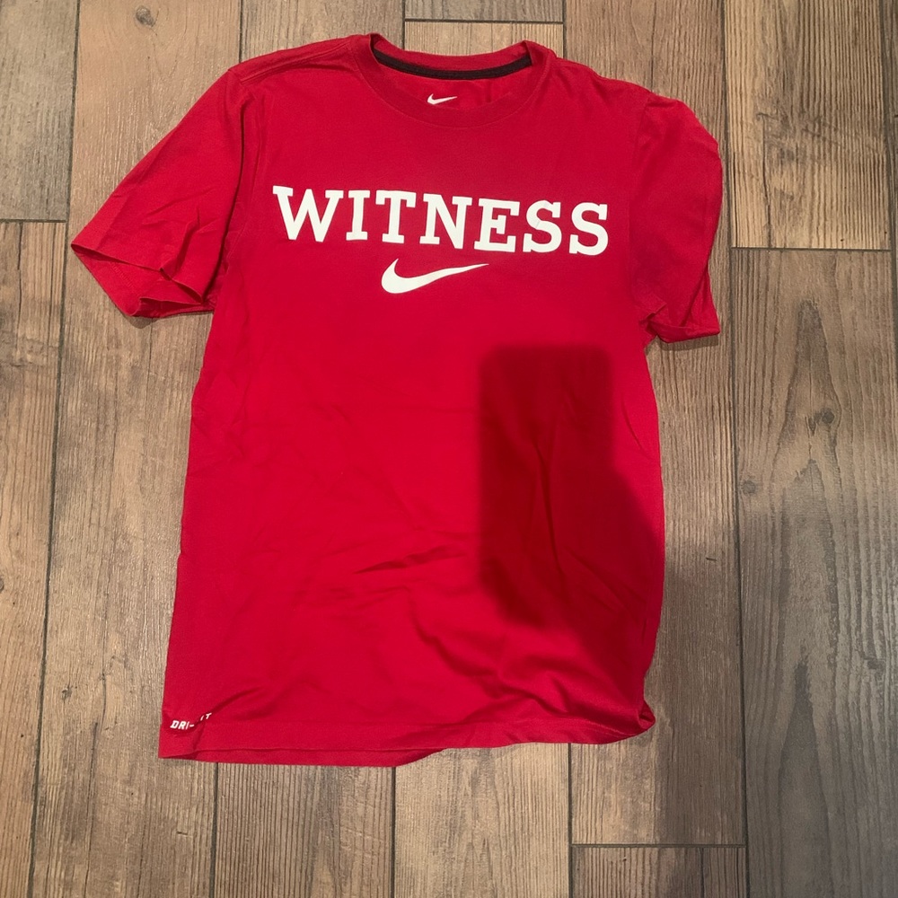 Red Dri-Fit Nike Shirt | Small